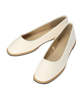 Green Parks ・ｓｏｕｖｅｎｉｒｖｅｌｌｅ　　ピースパンプス Ivory