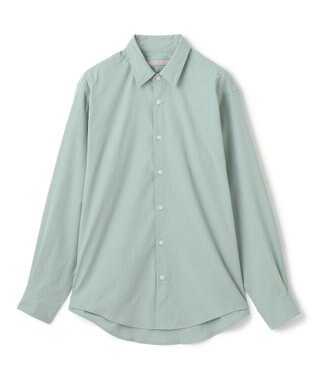 UNFILO MENS 【男女兼用】コンフォート レギュラーカラーシャツ [24年秋冬商品] グレイッシュ グリーン