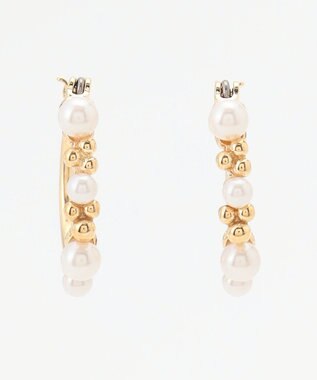 ICB メタルパールコンビピアス