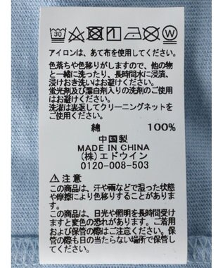 earth music&ecology Ｌｅｅ×ｅ．ｍ．ａ．ｅ　ＰＩＺＺＡ　ＴＥＥ Ice Blue