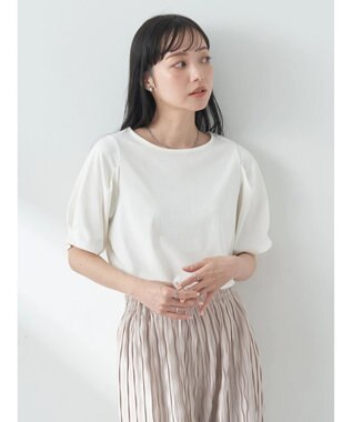 earth music&ecology タックスリーブＴ Off White