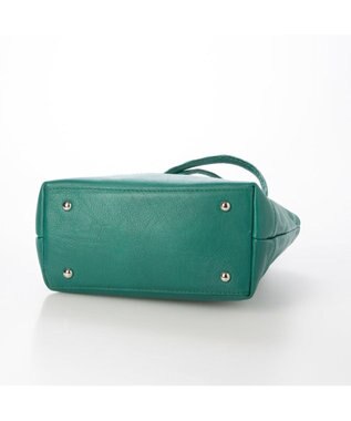 UNBILLION 【訳あり商品】 ソフトレザー3層2wayトート グリーン