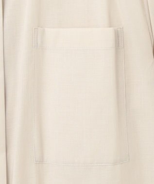 J.PRESS LADIES 【洗える】キュームコアソフトローン シャツ ブラウス ベージュ系