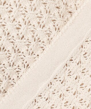 23区 S 【SLOW/一部店舗限定】レーシー カーディガン アイボリー系