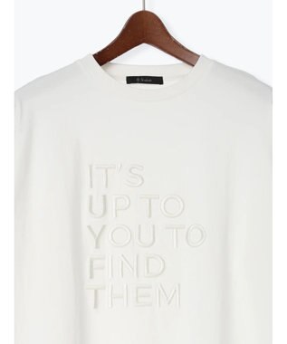 Te chichi エンブロイダリーロゴTシャツ アイボリー