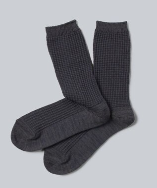 WHITE MAILS PAPER ジャガードソックス