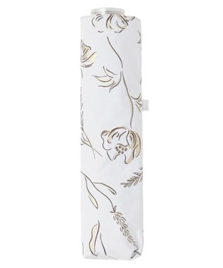 MOONBAT Fuwacool(フワクール) フワクールホワイト 晴雨兼用日傘 折りたたみ傘 シャイニープランツ 軽量 一級遮光／遮熱／UV ホワイト