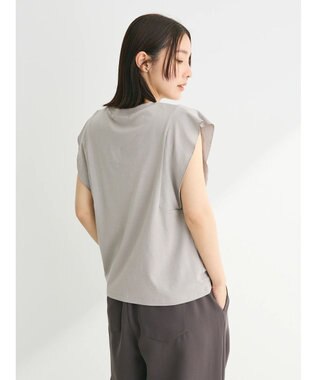 Green Parks ・ＳＵＧＡＲ　ＳＰＯＯＮ【ＣＯＯＬ】フレンチスリーブＴＥＥ Light Gray