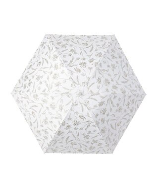 MOONBAT Fuwacool(フワクール) フワクールホワイト 晴雨兼用日傘 折りたたみ傘 シャイニープランツ 軽量 一級遮光／遮熱／UV ホワイト