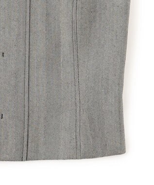 uncrave ヘリンボーンスーツ ビスチェ（uncrave WHITE） へリンボーンブラック