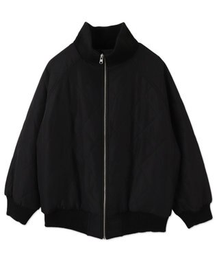 WEGO ヴィンテージライクFレザーRVブルゾン ブラック