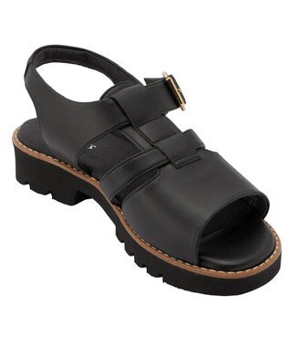 ASICS WALKING ペダラ ソフトラギッドサンダル レディース 3E ブラック系