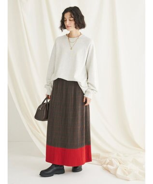 CRAFT STANDARD BOUTIQUE プリント裏毛ビッグプルオーバー Oatmeal