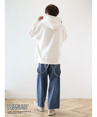 CRAFT STANDARD BOUTIQUE ＰＥＡＮＵＴＳ裏起毛スウェットパーカー Ivory