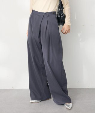 CRAFT STANDARD BOUTIQUE ラップコクーンパンツ Charcoal Gray