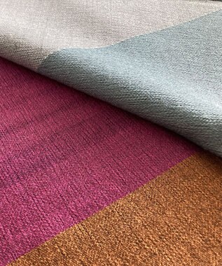 POLS ウールジャカードストール ピンク