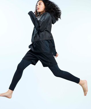 UNFILO 【ユニセックス】ハイストレッチレギンス ブラック系