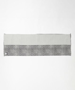 JOSEPH HOMME 新柄【上質素材】シルクカシミヤ　ブックストール / モスクパターンストール ブラック系5