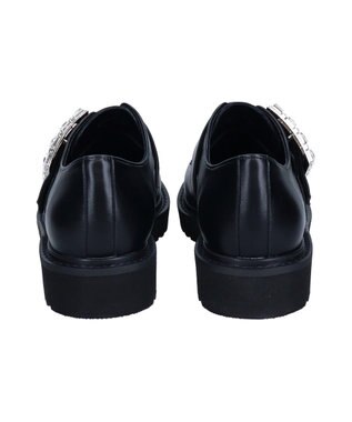 Bridget Birkin 【Bridget Birkin】スクエアサイドビジューローファー ブラック