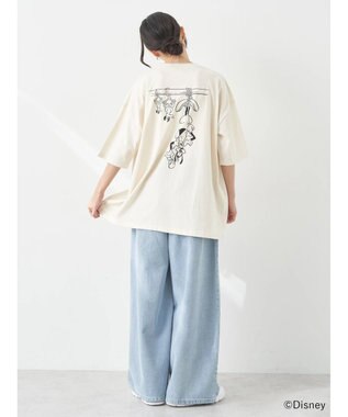 earth music&ecology Ｇｏｏｆｙ＆Ｍａｘ／バックプリントねずみＴｅｅ Ivory