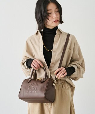 russet 《composition》レザー2WAYミニボストンバッグ(CE-1684)