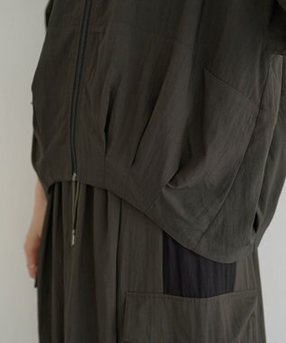 YECCA VECCA 【UVカット/接触冷感/遮熱】COOL5分袖MA-1 Charcoal Gray