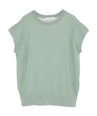 AMERICAN HOLIC 【接触冷感】フレンチスリーブニットプルオーバー Mint