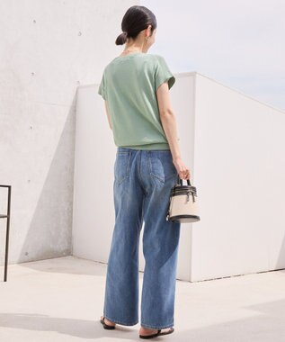 AMERICAN HOLIC 【接触冷感】フレンチスリーブニットプルオーバー Mint