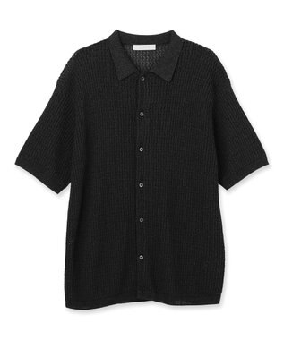 UNFILO MENS 【接触冷感】ドライタッチ メッシュニットシャツ