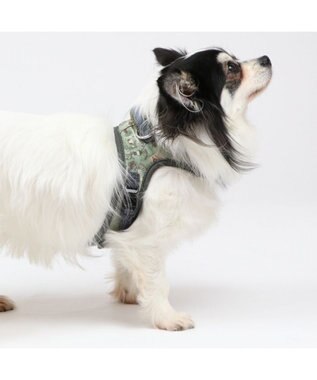 PET PARADISE ペットパラダイス やさしい ハーネス 迷彩 ３Ｓ 〔小型犬〕 カーキ