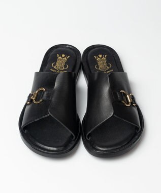 BONTRE 【BONTRE/ボントレ】ベルトフラットサンダル/20901-RS ブラック