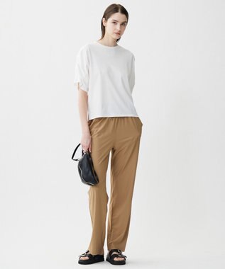 ICB L 【WEB限定カラーあり・UVカット・接触冷感・速乾】マットスキューバ セミワイドパンツ チノベージュ系