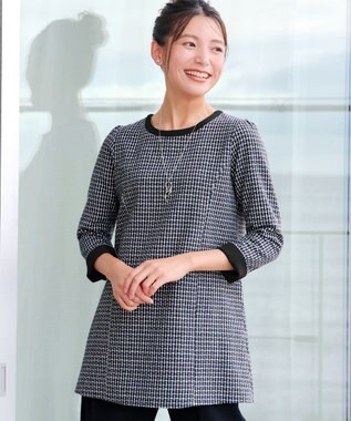 【洗える】ツイードチュニック