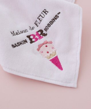 Maison de FLEUR サーティワン　タオルハンカチ Light Pink