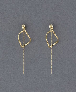 Phoebe 2wayグレースツイストラインピアス