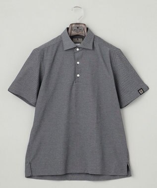 GOTAIRIKU 2年連続売上NO1【仕事で着られる】キレイめ 鹿の子ビズポロシャツ グレー系