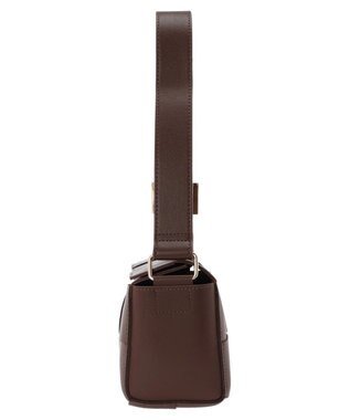AMERICAN HOLIC 編み込みＢＯＸショルダーＢＡＧ Brown