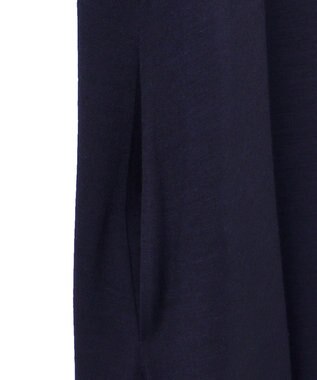 BEIGE， 【洗える】CALDANA / タートルネックロングドレス Navy