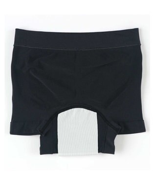 une nana cool S～LLまでワンサイズ設計　編立成型サニタリーショーツ ブラック