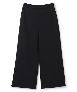 UNFILO L 【野呂佳代さん着用】BEAUTY FORM JERSEY イージーパンツ ブラック