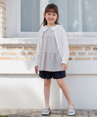 組曲 KIDS 【110-140㎝】ティアード チュニック ベージュ