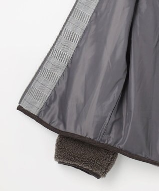 J.PRESS KIDS 【140-170cm】スタンドカラー ボア ブルゾン ブラウン系