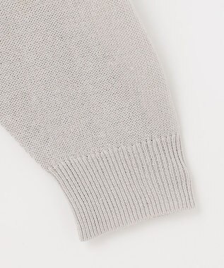 自由区 【洗える・XSサイズあり】ペーパーコットンアセテート  ニット ベージュ系