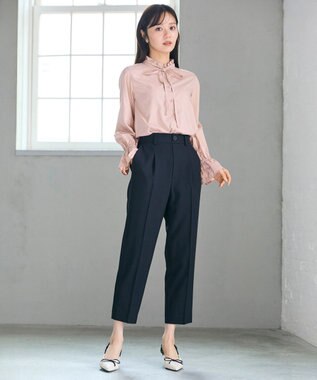 Feroux リボンディテール ブラウス ピンク系