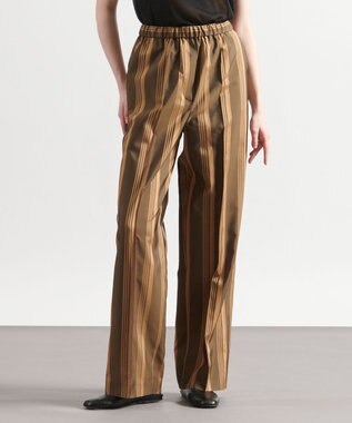 JOSEPH ビッグストライプ　キャロットトラウザーズ Beige/black