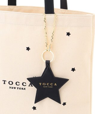 TOCCA 【chayさん着用】【WEB＆一部店舗限定・A4サイズ対応】LUCKY TWINKLE CANVASTOTE キャンバストートバッグ アイボリー系