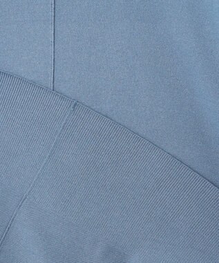 ICB 【洗える】ヴィスコースワイド Vネックカーディガン ライトダルブルー系