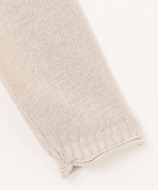 J.PRESS LADIES 【洗える・吸水速乾】MERCERIZED CORD LINEN ニット ベージュ系