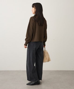 CRAFT STANDARD BOUTIQUE 深Vネックニットプルオーバー Brown