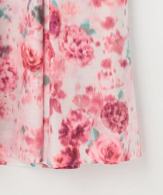 組曲 【先行予約・Flower Collection】ブーケフラワープリント スカート ピンク系5